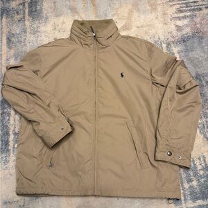 Polo by Ralph Lauren Jacket XL Tan Hoodie